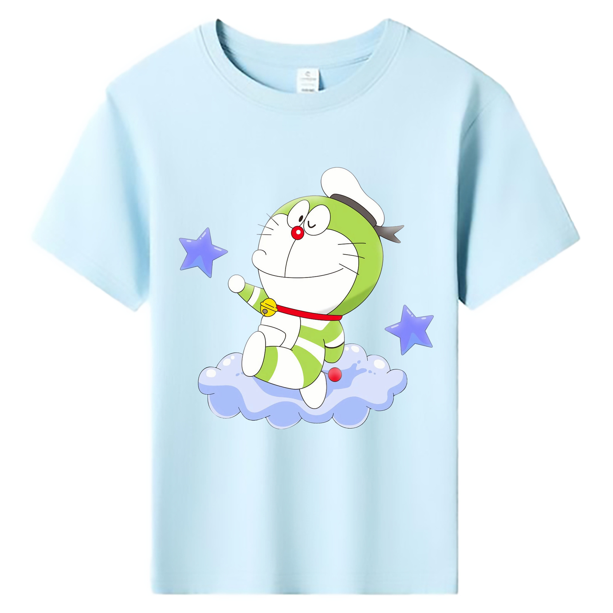 （画像用） ドラえもん Doraemon 綿100％キッズTシャツ（フロントプリント）